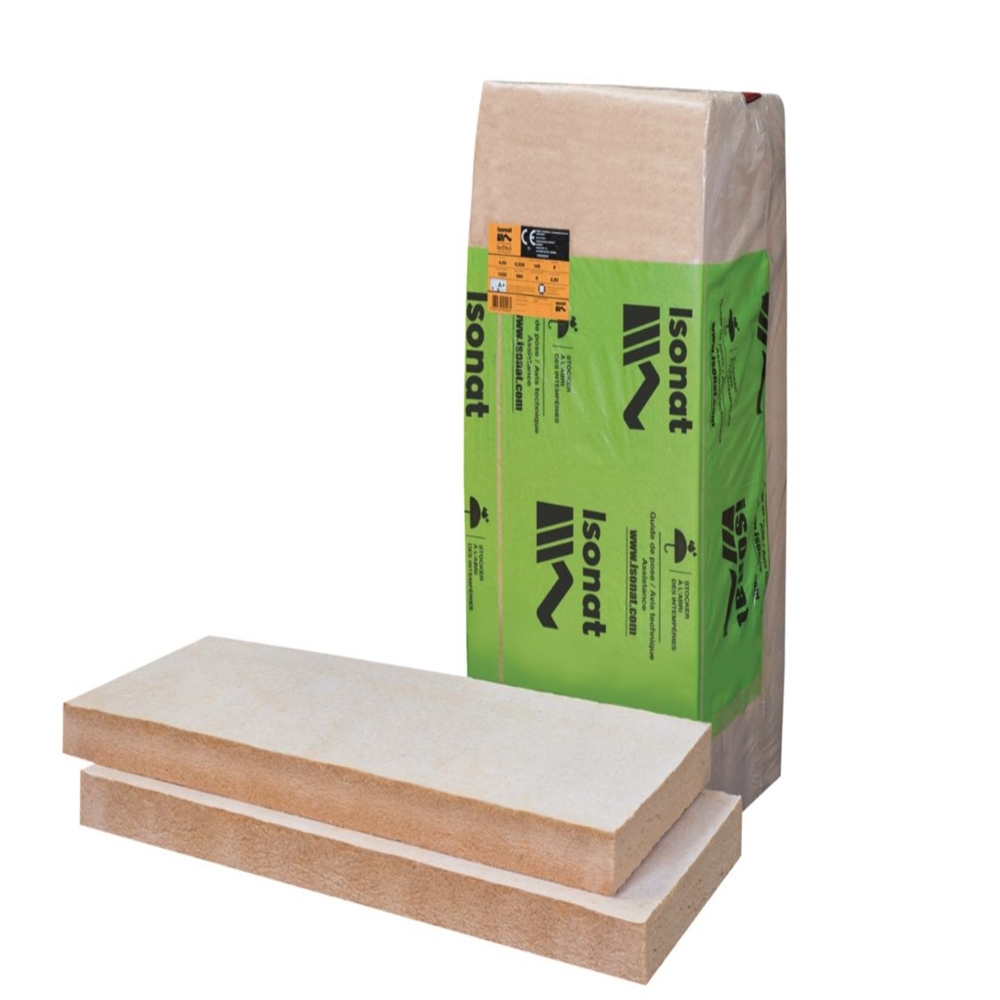 ISONAT Flex 55 Plus H Panneau isolant en fibre de bois flexible