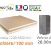 4 Dalle isolante polyurethane Eurosol - 100 mm - R 4.65