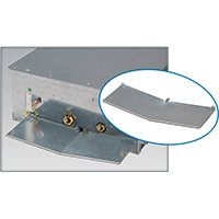 Bac à condensat pour vanne