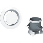 Bouche fixe pour extraction ø125 *1459*