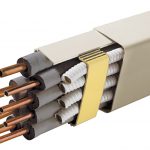 Goulotte filmée ivoire 140x90lg2mx4pcs