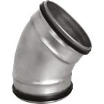 Coude à joint 45° ø 80 mm