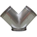 Culotte 45° à joint 160x160mm