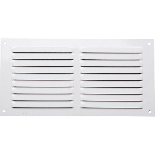 Grille Alu blc 300x150 brochable