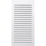 Grille Alu blc 200x100 vert brochable