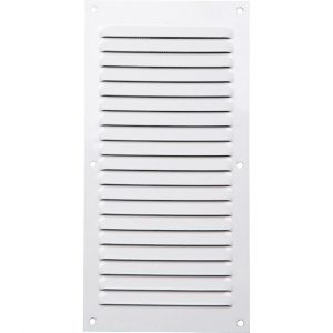 Grille Alu blc 200x100 vert brochable