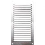 Grille Alu naturelle 200x100 vert brochable