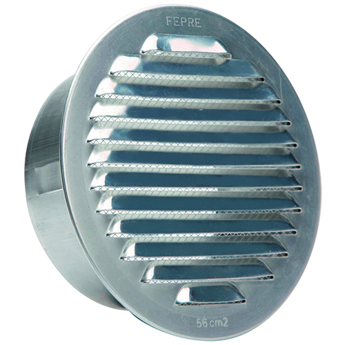 Grille alu encastrer mstiq ø125 broch