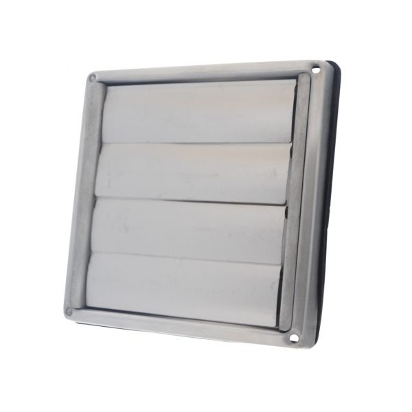 Grille inox volets grav. Ø150