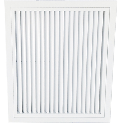 Grille de reprise alu blc 60x40