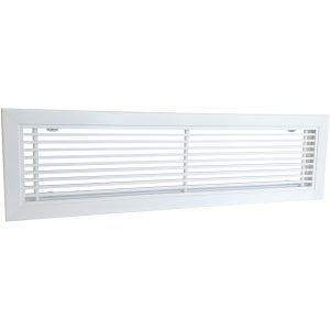 Grille linéaire Al blc F 50x15 clips