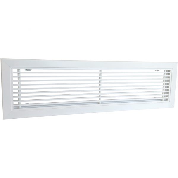 Grille linéaire Al blc F 60x10 clips