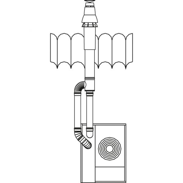 Kit vent toiture AGHS90/120PC