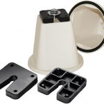 support PVC conique h80 ø105mm