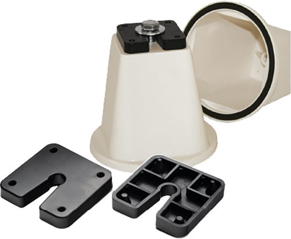 support PVC conique h80 ø105mm