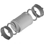 Manchon droit PEHD Ø75 joint