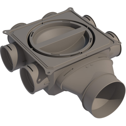 Plénum 6 piquages ø75