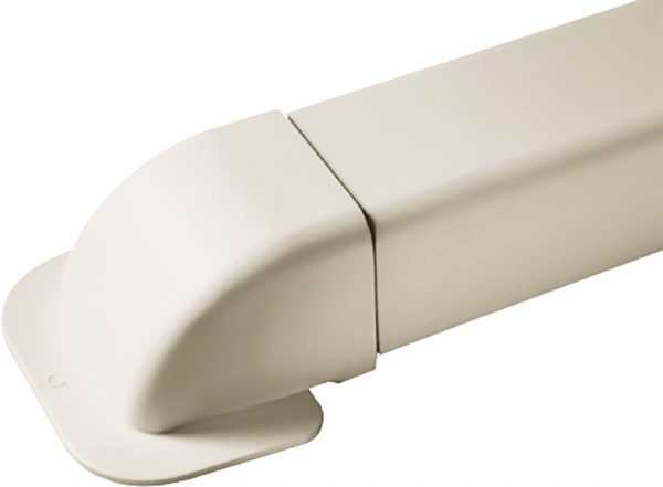 sortie mur.coudée ivoire 80x60