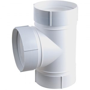 Té PVC ø125