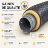 Gaine Flexible Isolée Ø160 mm – 6 m | Clim & Ventilation Pro