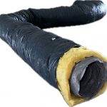 Gaine Flexible Isolée Ø160 mm – 6 m | Clim & Ventilation Pro