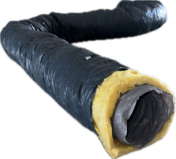 Gaine Flexible Isolée Ø160 mm – 6 m | Clim & Ventilation Pro