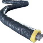 Gaine Flexible Isolée Ø80 mm – 6 m | VMC Simple Flux & Extraction