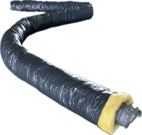 Gaine Flexible Isolée Ø127 mm – 6 m | VMC Double Flux & Clim