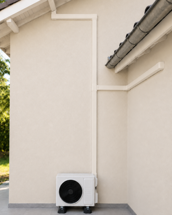 goulotte ivoire avec Pac -2 Goulotte de Climatisation PVC | Blanc & Ivoire