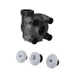 Kit VMC simple flux hygroréglable AlterHygro Axelair avec bouches à piles