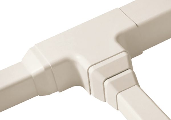 Réduction pour goulotte clim 80 vers 60 mm – Ivoire